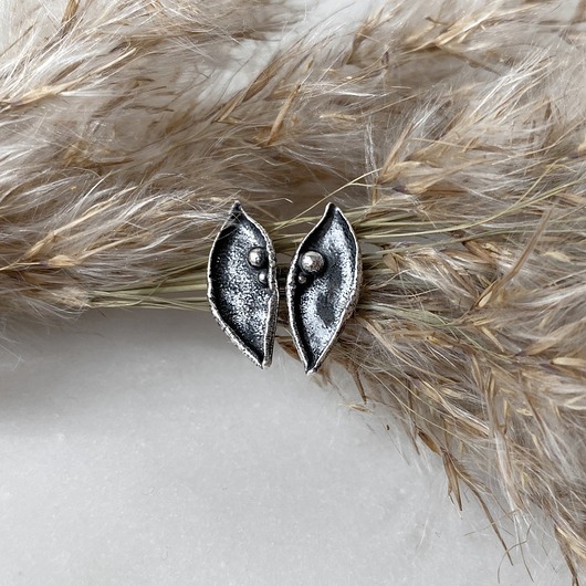 kolczyki srebrne Szepty jesieni 