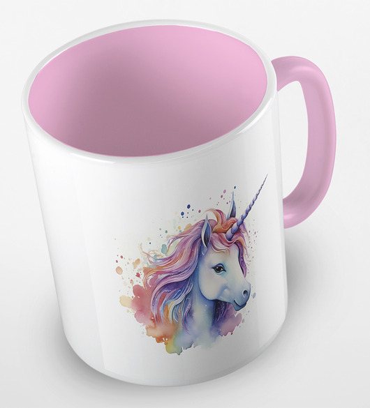 kubki Kolorowy kubek "Elegance unicorn" - mix kolorów