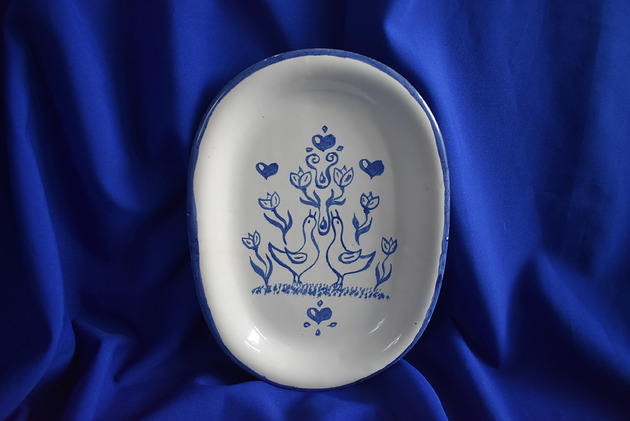 patery i talerze Półmisek ceramiczny Kurki