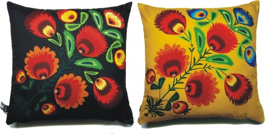 Dwie poduszki folk Gaul Designs
