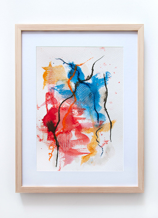 ORYGINAŁ - Stain No.16 - 15 x 21 cm Gosia Sendlewska