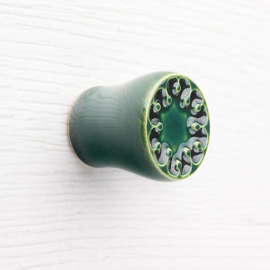 gałki do mebli Gałka mała do mebli  zieleń morska, wz.9