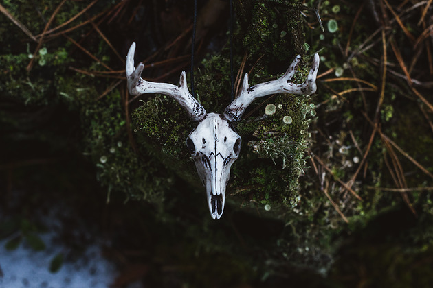 wisiory Wisior Czaszka Jelenia