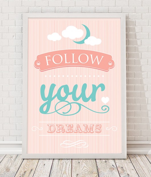 Obrazek A3 - Follow Desihome