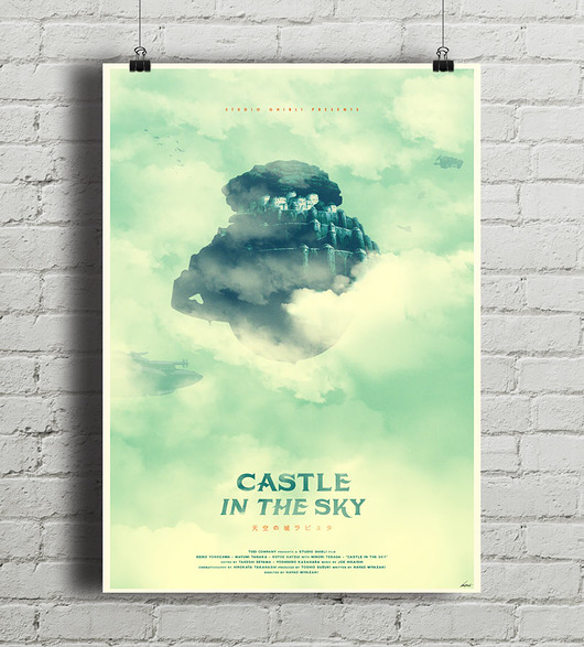 Plakat Laputa: Podniebny Zamek  minimalmill