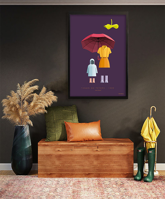 plakaty Mój sąsiad Totoro - plakat anime Ghibli