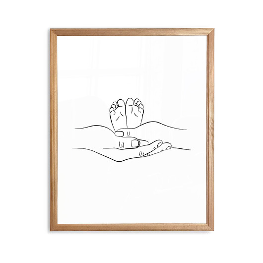 obrazy i plakaty do pokoju dziecięcego Dotyk Miłości No. 5