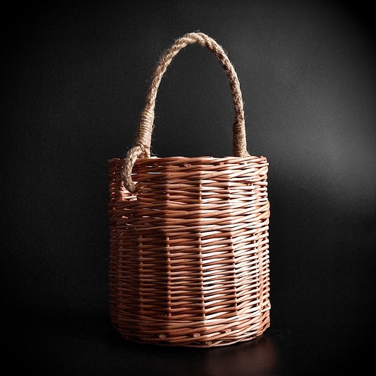 kosze do przechowywania Wiklinowe wiaderko