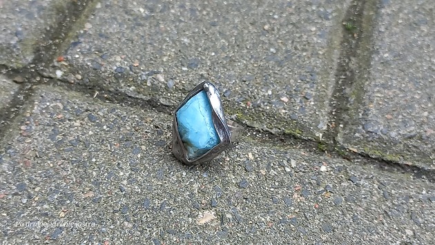 pierścionki - różne Larimar - pierścionek regulowany