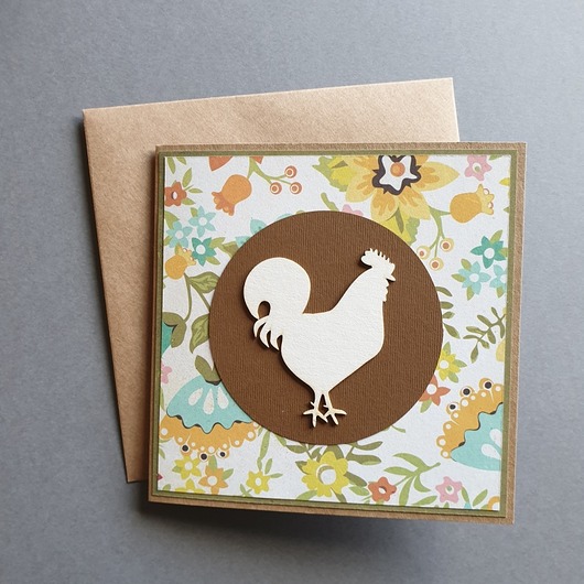 kartki scrapbooking Kartka_kogut