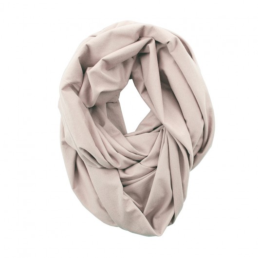 Dzianinowy Komin Tuba Szal XXL beige CADOaccessories
