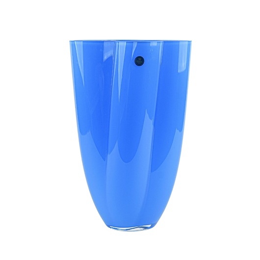 wazony Wazon niebieski, duński design, lata 80, produkcja: Royal Copenhagen