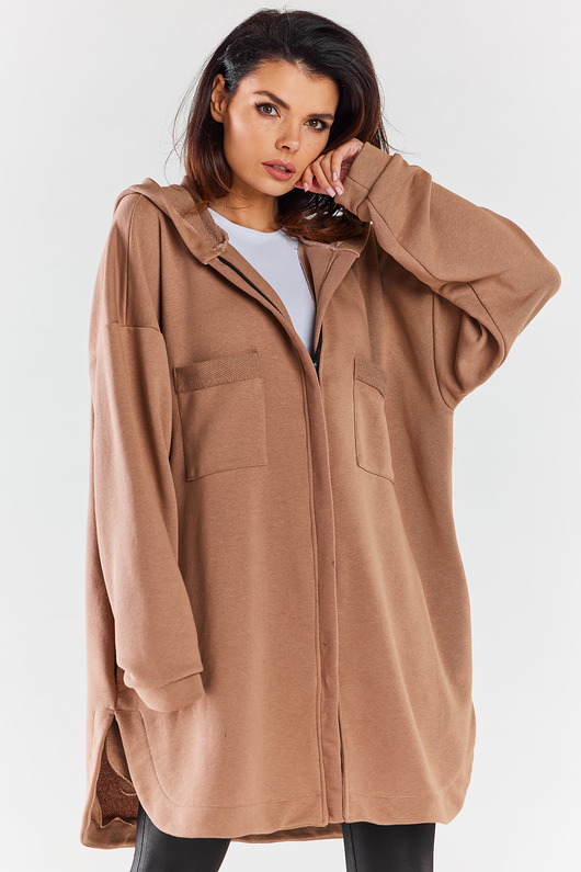 bluza z kapturem damska Bluza C281