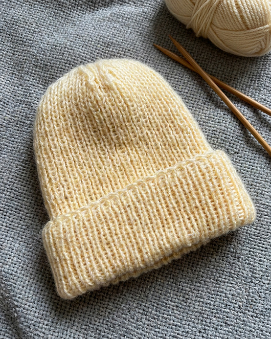 czapki damskie Czapka DEBRA - Słoneczna - Handmade - Merino, alpaka, jedwab