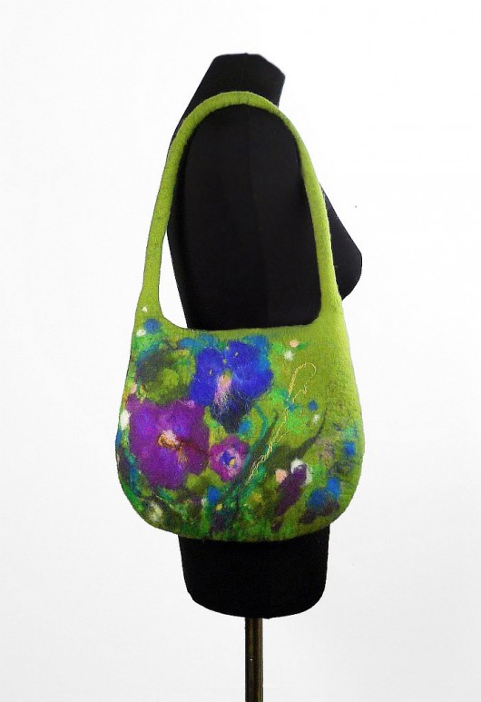 Jedwabnofilcowa Torebka: Living Bag filcant