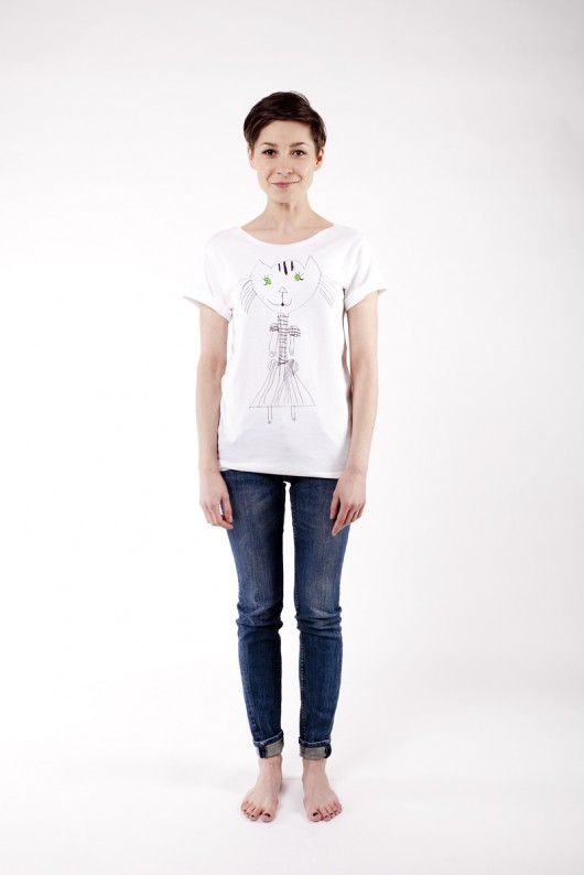 Kotka Marcowa t-shirt / oversize S familove