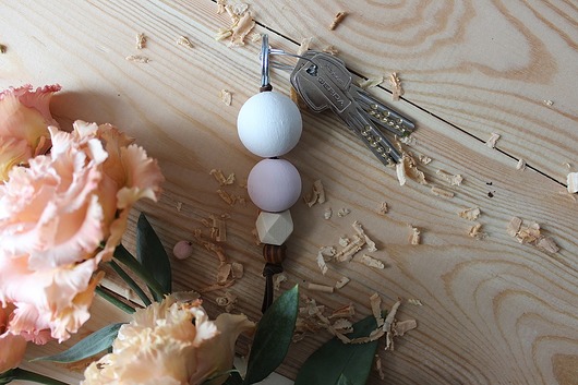 Brelok do kluczy kule Little Wood Bunny