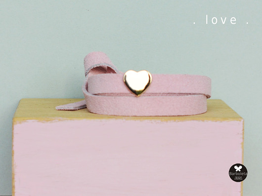 pink love barboleta