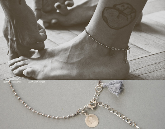 REZERWACJA Maha Maya * Bransoletka na NOGĘ NOMAD ACCESSORIES