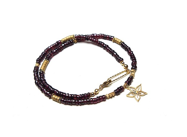chokery Granaty choker vol. 8 - Szlachetna kolekcja