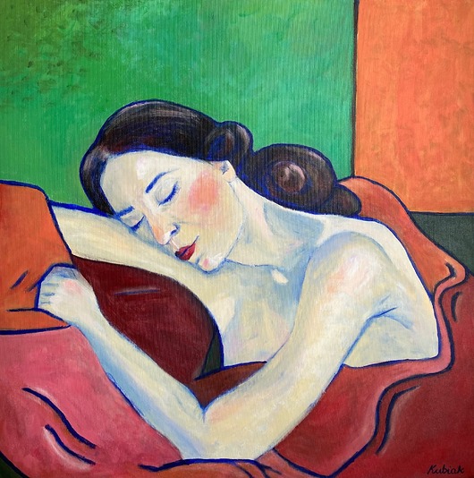 obrazy Zimno / by Magda Kubiak 80x80 cm