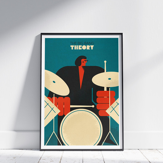 plakaty Plakat,Big Bang Theory, Perkusja, Muzyk, Perkusista