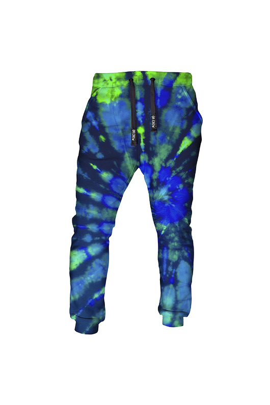 spodnie męskie DR.CROW Męskie Spodnie Fullprint Tie Dye Blue