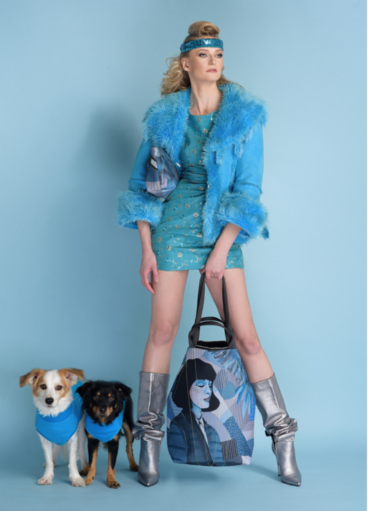 torby XXL 1809 art MIMA bag UNI & Marcin Painta print