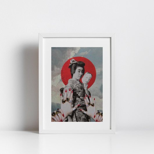 grafiki i ilustracje Pocztówka "Nakano" A6