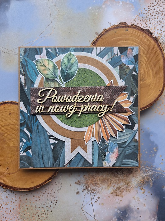 kartki scrapbooking Kartka na pożegnanie w pracy/odejście z pracy