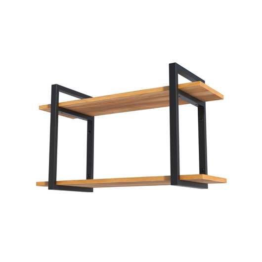 regały i półki Półka Wiszaca na Ściane 60 cm Loft Dąb Złoty Regał Nowoczesna