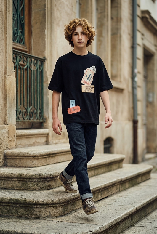 t-shirty męskie T-shirt  boxy five