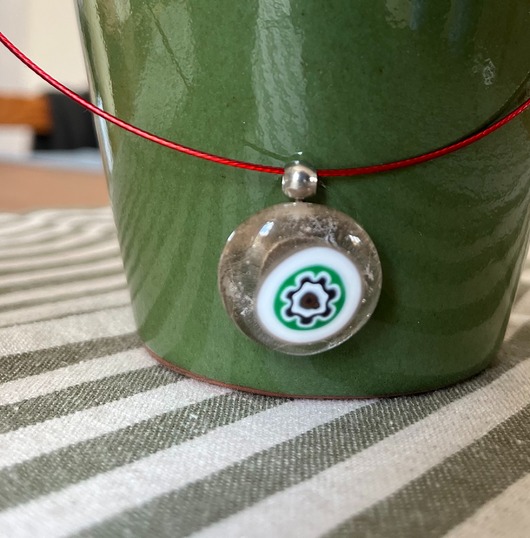 wisiory Naszyjnik z wymiennym oczkiem