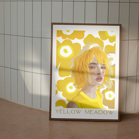 plakaty Plakat Yellow Meadow