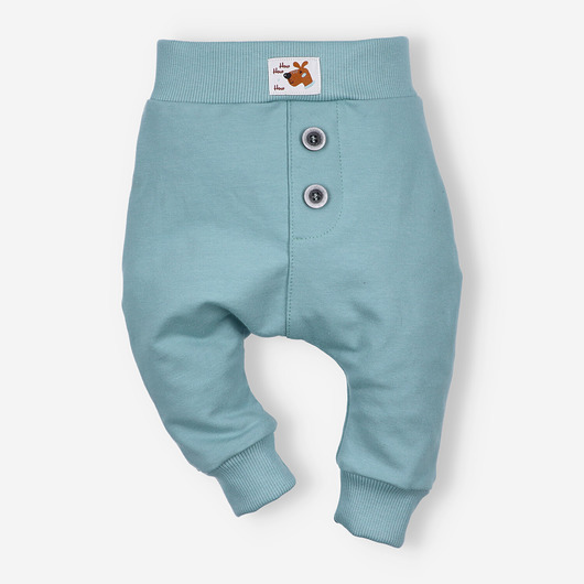 spodnie dla niemowlaka Spodnie dresowe z bawełny organicznej 