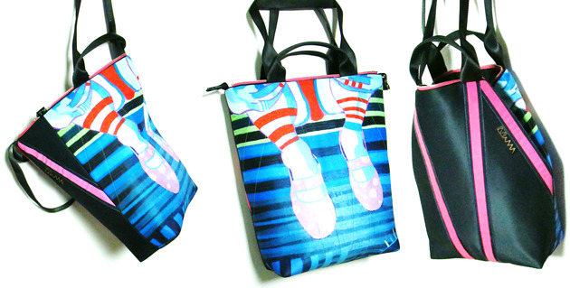 1346 art MIMA bag UNI & Marcin Painta print MIMAbags