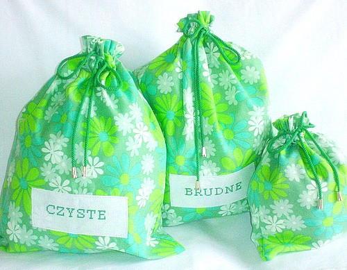 FLOWER POWER - green - family set metka by traczka