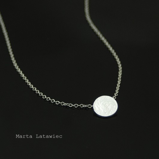 Naszyjnik >Silver dot Marta Latawiec