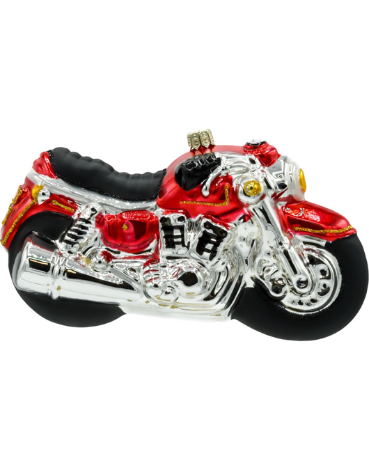 ozdoby choinkowe Bombka choinkowa: Motocykl: czerwony