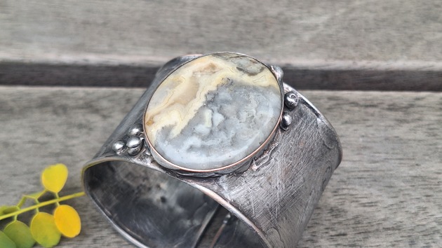 bransoletki wire wrapping Agat - bransoletka rezerwacja
