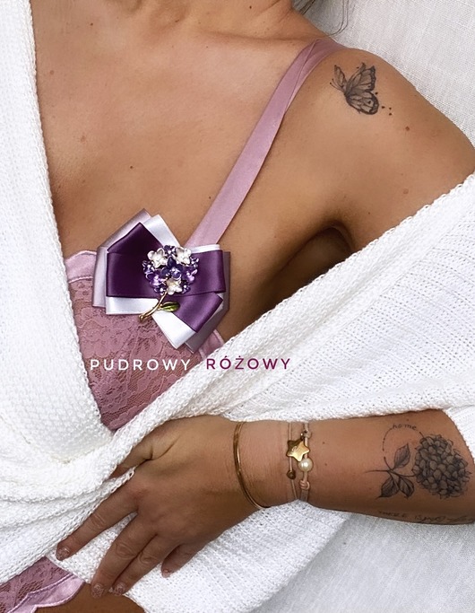 broszki Brosza Hortensja z kwiatowej kolekcji NEW