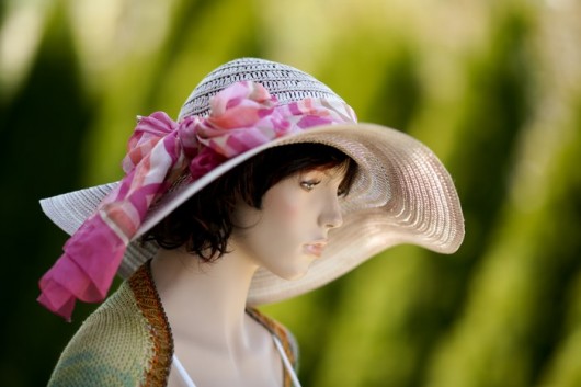 Kapelusz bawełniany &quot; Lady DECO BEIGE &quot; HERBE DESIGN