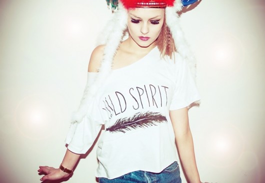 koszulka  WILD SPIRIT ręcznie malowana  XXXkipeke