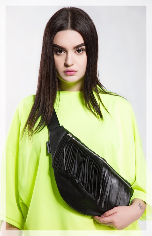 Nerka Twin Fringe Black CZAJKOWSKI
