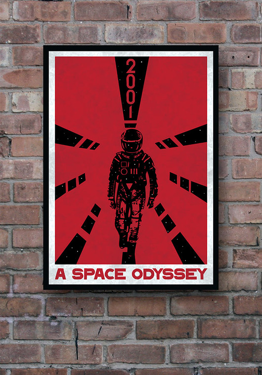 2001: A Space Odyssey - plakat A2 minimalmill