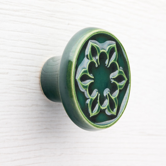 gałki do mebli Gałka do mebli zieleń morska, wz.2