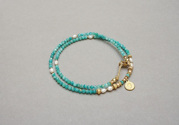 chokery Amazonit rosyjski /choker/ 30.03.26/- Szlachetna kolekcja