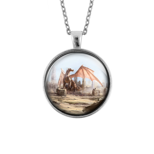 wisiory Medalion - Smok - duży