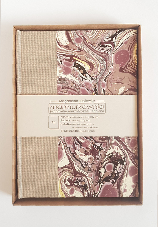 Notes, szkicownik marmurkownia