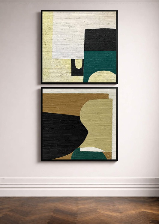 obrazy ZAKROCKA ATELIER Bardzo duże obrazy całość 240x120cm